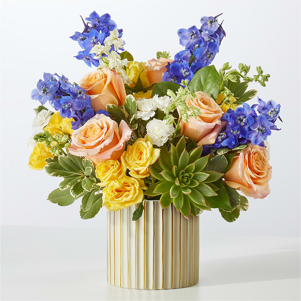 Cobalt Reverie Bouquet – A Marc In Design, Fort Lauderdale FL