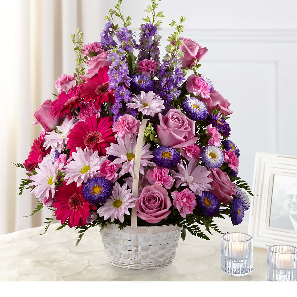 Pastel Peace Basket – A Marc In Design, Fort Lauderdale FL