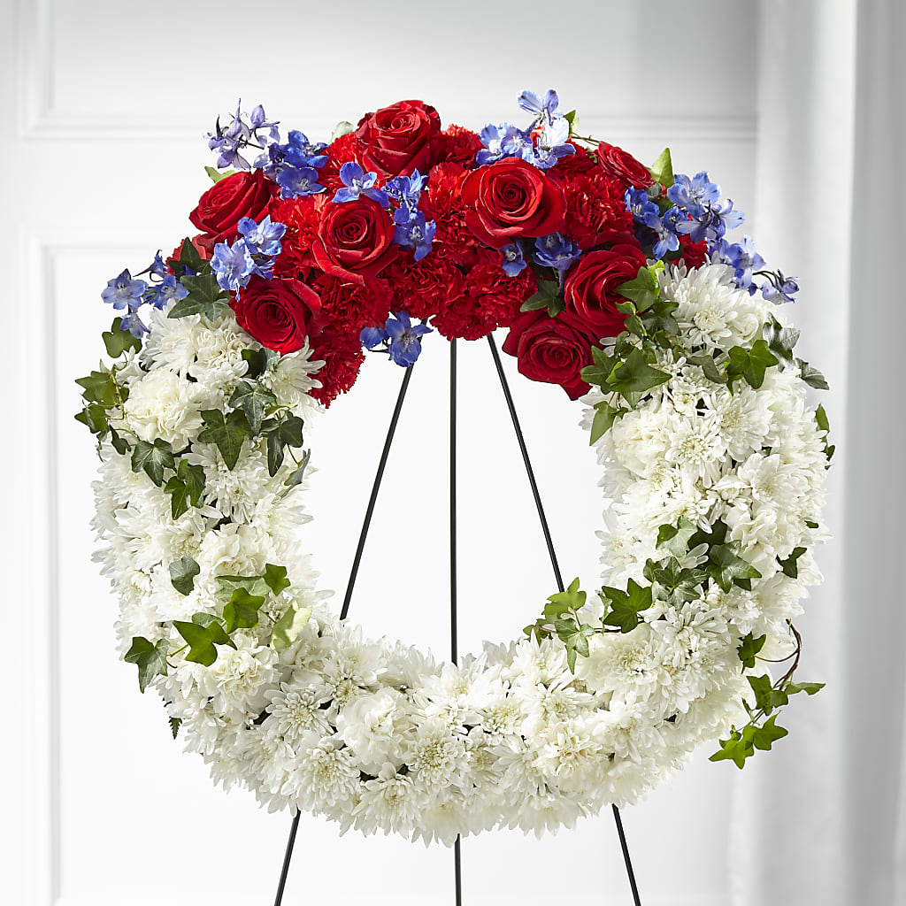 Patriotic Passion Wreath – A Marc In Design, Fort Lauderdale FL