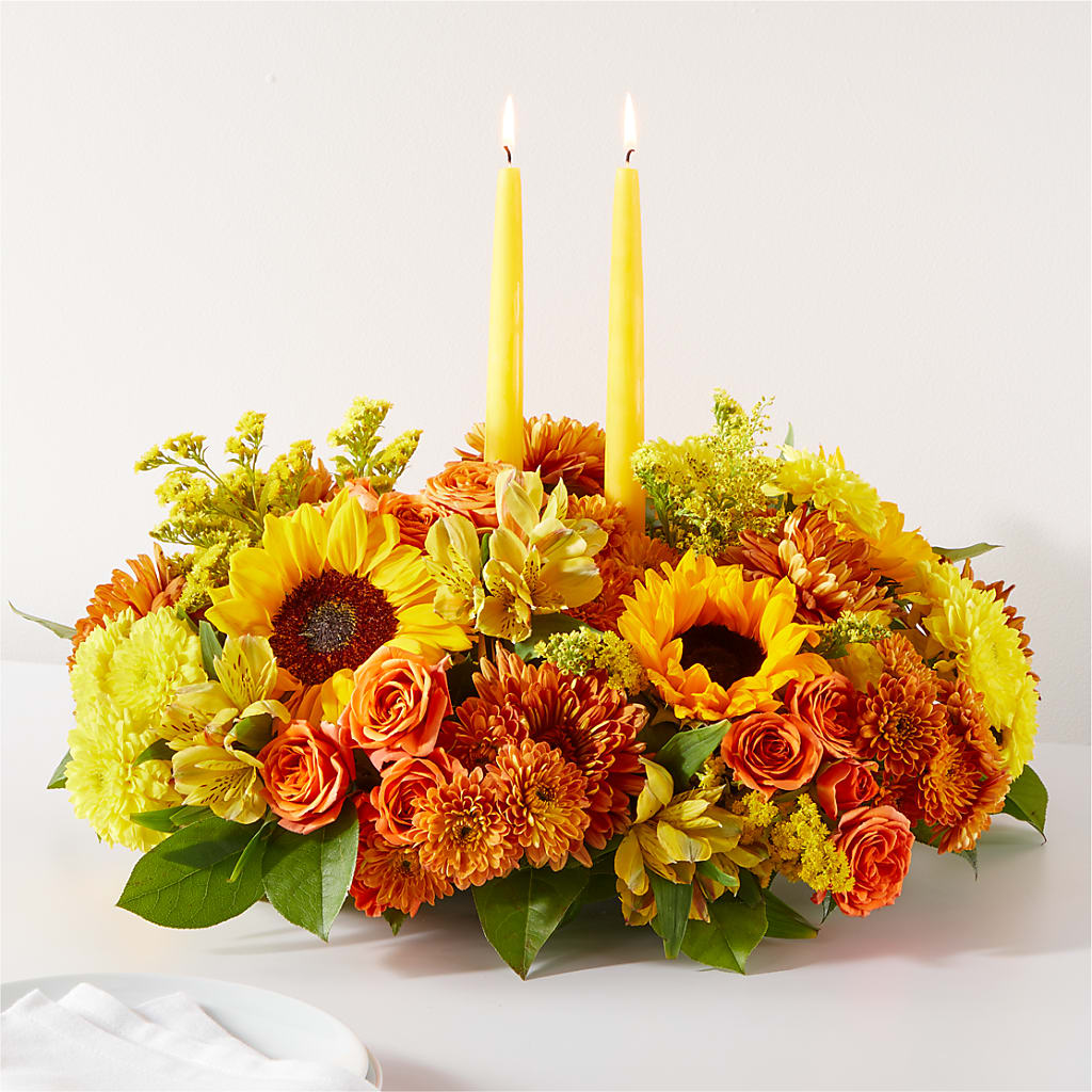 Autumn Harmony Centerpiece – A Marc In Design, Fort Lauderdale FL