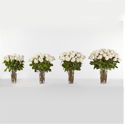 Long Stem White Rose Bouquet –  A Marc In Design, Fort Lauderdale FL