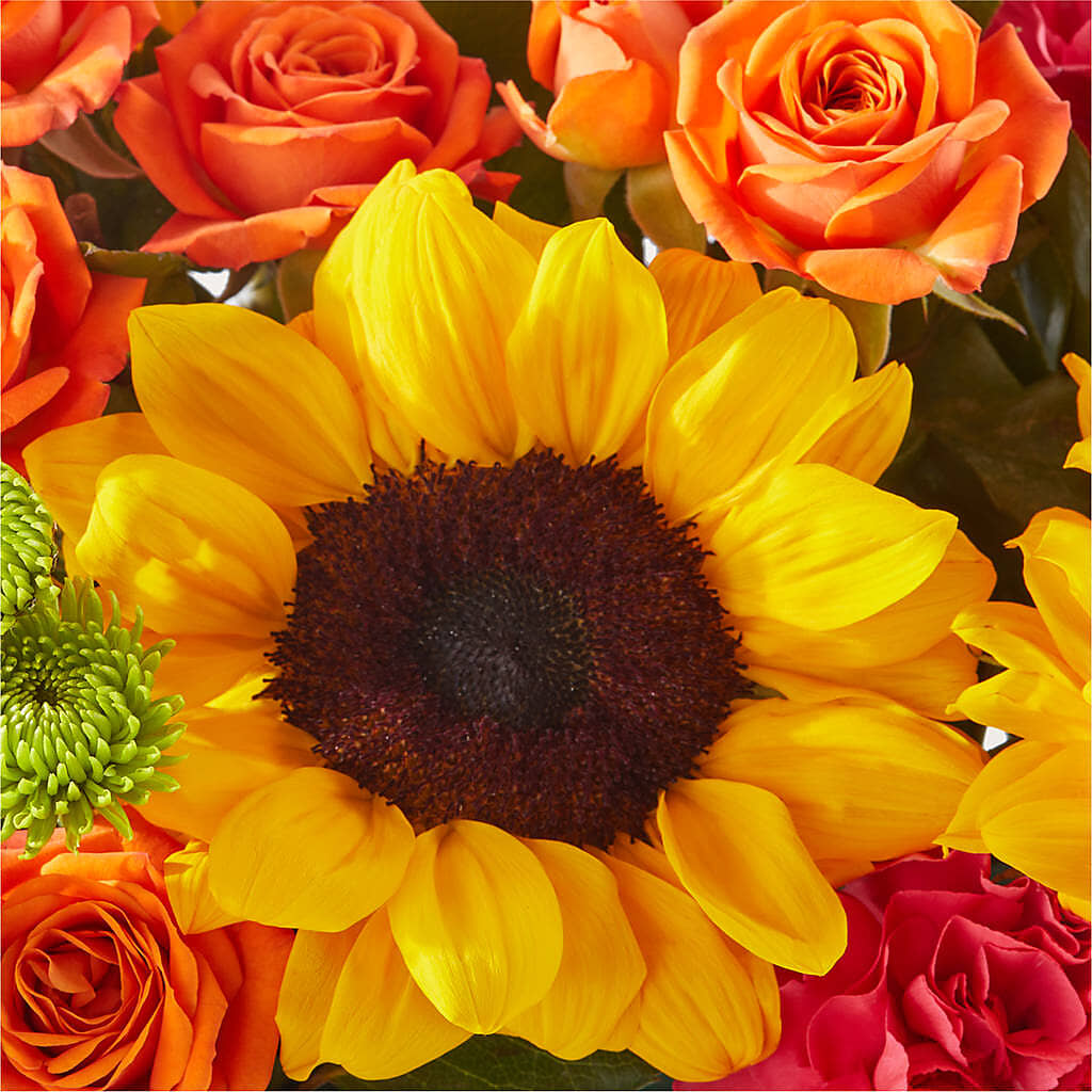 Sun-drenched Blooms Box Bouquet –  A Marc In Design, Fort Lauderdale FL