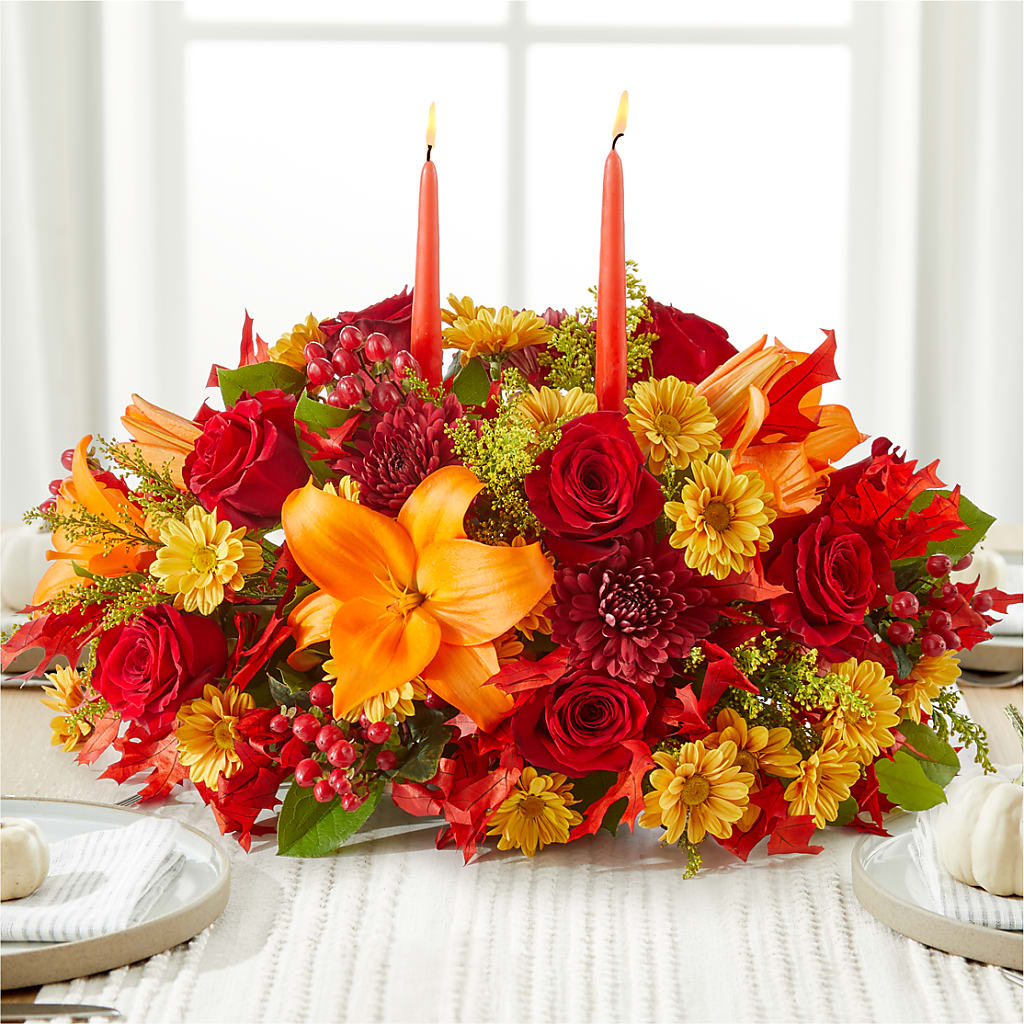 Autumn's Embrace Centerpiece –  A Marc In Design, Fort Lauderdale FL